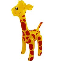 Opblaasbare giraffe 59 cm decoratie/speelgoed - thumbnail