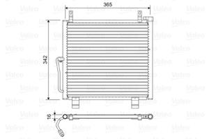 Valeo Airco condensor 822591