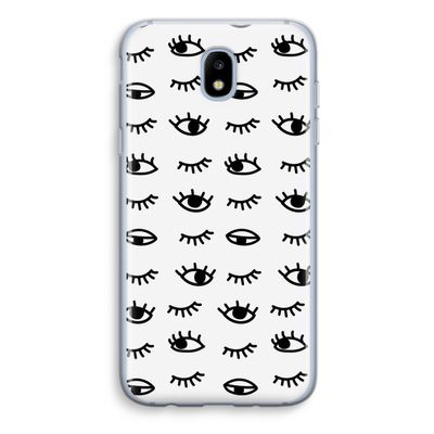 Eye pattern #2: Samsung Galaxy J5 (2017) Transparant Hoesje