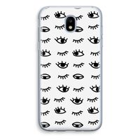 Eye pattern #2: Samsung Galaxy J5 (2017) Transparant Hoesje