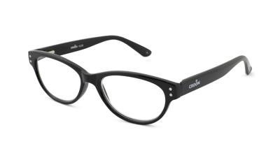 Leesbril Croon Classic-Shiny Black-+1.00