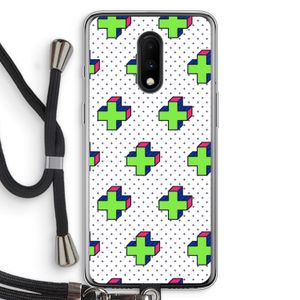 8-bit N°10: OnePlus 7 Transparant Hoesje met koord