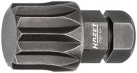 HAZET Bit 2597-04 · 5/16 inch (8 mm) zeskant massief · Binnenveeltandprofiel XZN · SW M12
