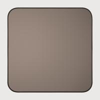 Ethnicraft Spiegel 'Camber' 90 x 90cm, kleur Brons