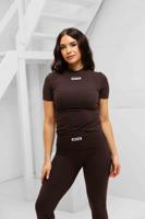 Unique The Label Nena Short Sleeve Dames Bruin - Maat M - Kleur: Bruin | Soccerfanshop