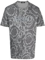 Versace t-shirt Barocco Silhouette - Gris