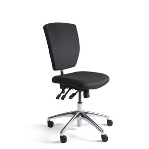 Werkstoel C Comfort - Aluminium onderstel - Wielen - (N)EN 1335 - Baliestoel - Kassastoel