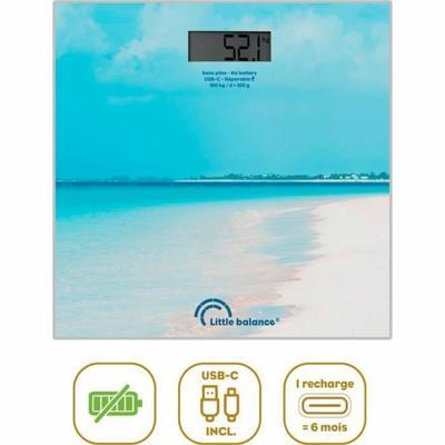 Digitale Personenweegschaal Little Balance Caribe Blauw