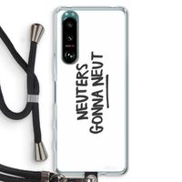 Neuters: Sony Xperia 5 III Transparant Hoesje met koord