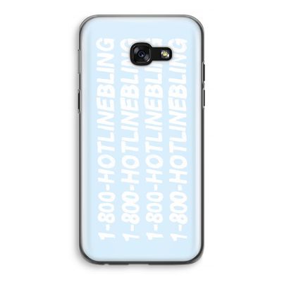 Hotline bling blue: Samsung Galaxy A5 (2017) Transparant Hoesje