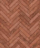 Noordwand Textura Behang met visgraatverband bakstenen - 1545763