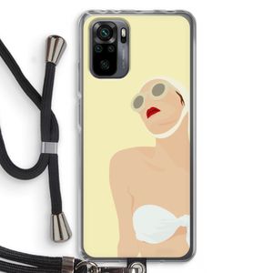 Summer: Xiaomi Redmi Note 10 Pro Transparant Hoesje met koord