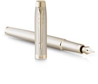 Parker IM Monochrome vulpen Champagne, medium, giftbox