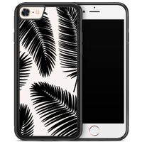 iPhone 8/7 hoesje - Palm leaves silhouette