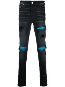 AMIRI jean skinny à effet usé - Noir