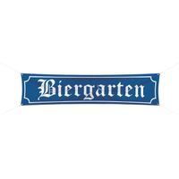 Biergarten banner slinger 180 x 40 cm