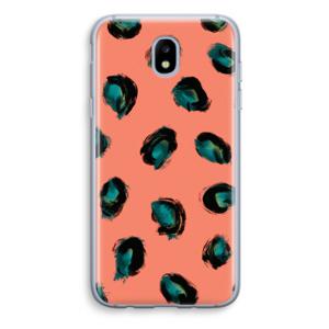 Pink Cheetah: Samsung Galaxy J5 (2017) Transparant Hoesje