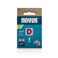 Novus Niet met platte draad D 53F/6mm (1.200 stuks) - 042-0788