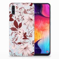 Smartphone hoesje Samsung Galaxy A50 Watercolor Flowers