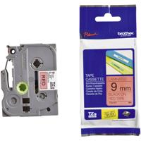 Labeltape Brother TZe, TZ TZe-421 PET Tapekleur: Rood Tekstkleur:Zwart 9 mm 8 m