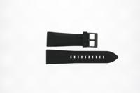 Horlogeband Armani Exchange AX1148 Silicoon Zwart 24mm