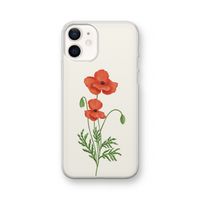 Red poppy: iPhone 12 Transparant Hoesje