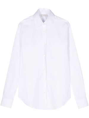 Mazzarelli chemise en popeline à manches longues - Blanc