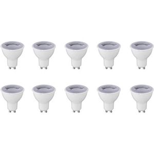 LED Spot 10 Pack - GU10 Fitting - Dimbaar - 6W - Helder/Koud Wit 6400K