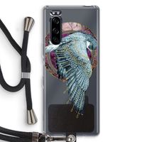 Golden Falcon: Sony Xperia 5 Transparant Hoesje met koord