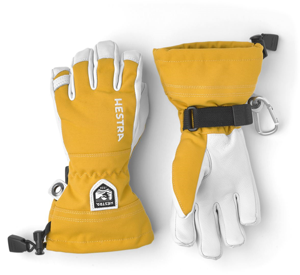 Hestra Army Leather Heli Ski Jr. - 5 Finger Kinder Handschoen Mustard 6