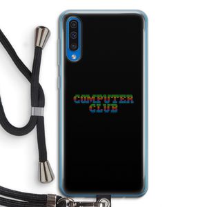 Retro: Samsung Galaxy A50 Transparant Hoesje met koord