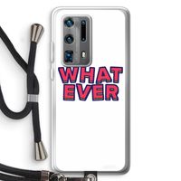 Whatever: Huawei P40 Pro Plus Transparant Hoesje met koord