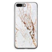 Goud marmer: iPhone 8 Plus Transparant Hoesje Goud marmer: iPhone 8 Plus Transparant Hoesje