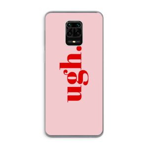 Ugh: Xiaomi Redmi Note 9 Pro Transparant Hoesje