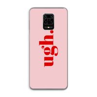 Ugh: Xiaomi Redmi Note 9 Pro Transparant Hoesje