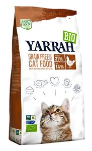 Yarrah Organic Grain-Free dry cat food droogvoer voor kat 2,4 kg Volwassen Kip