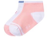 lupilu 2 Paar kinder sokken (Bloemen/roze/wit, 23/26)