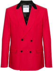 Moschino blazer à boutonnière croisée - Rouge