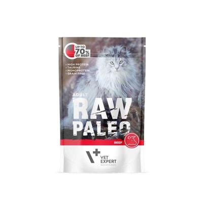 RAW PALEO Rundvlees voor volwassen katten - šlapias kačių maistas - 100 g