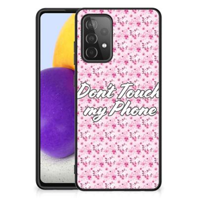 Samsung Galaxy A72 (5G/4G) | Telefoon Hoesje | Flowers Pink DTMP