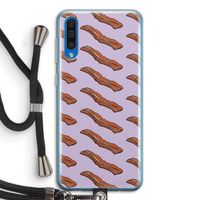 Bacon to my eggs #2: Samsung Galaxy A50 Transparant Hoesje met koord