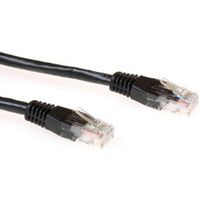 Eminent Zwarte 10 meter U/UTP CAT6 patchkabel met RJ45 connectoren - thumbnail