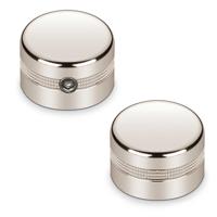 Schaller Solid Shaft Toon/Volume Knoppen 6.35mm "S-Lock Style" Nickel (Set van 2) 15090100