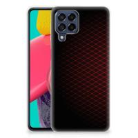 Samsung Galaxy M53 | TPU bumper | Geruit Rood
