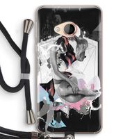 Camouflage de sommeil: HTC U Play Transparant Hoesje met koord