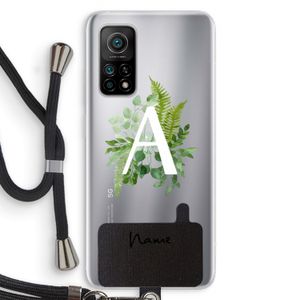 Green Brush: Xiaomi Mi 10T 5G Transparant Hoesje met koord