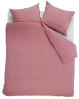 Ambiante Dekbedovertrek Uni Cotton Pink-1-persoons (140 x 200/220 cm) - thumbnail