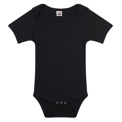 Basic rompertje zwart voor babys
