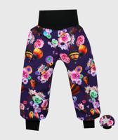 Waterproof Softshell Pants Roses And Airballoons Purple - thumbnail