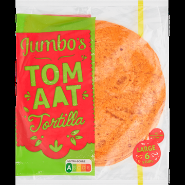Jumbo&apos;s Tomaat Tortilla Large 6 Stuks